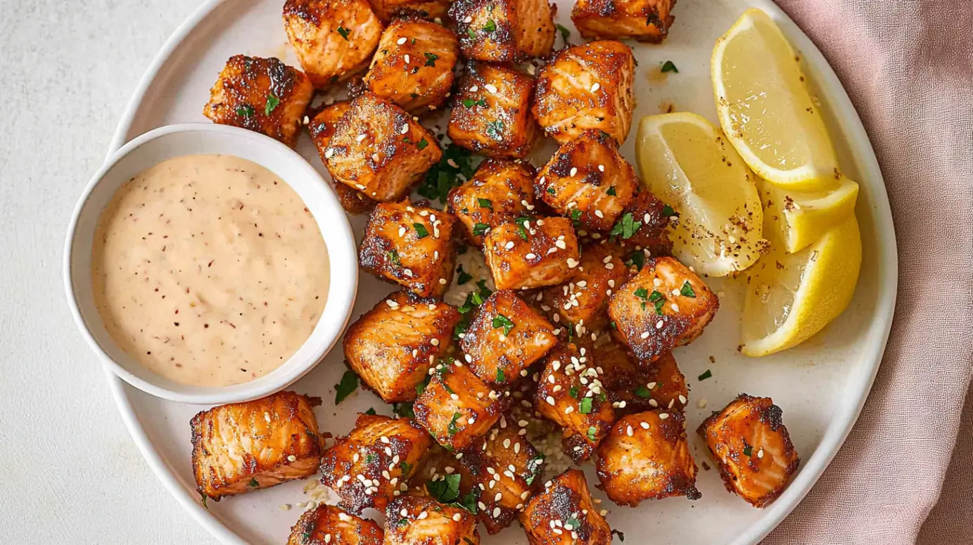 Air Fryer Salmon Bites